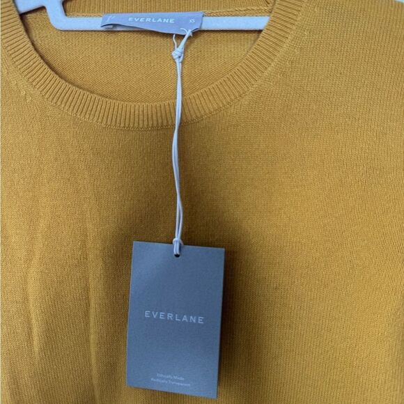 Everlane cashmere mustard sweater size XS - Picture 3 of 5